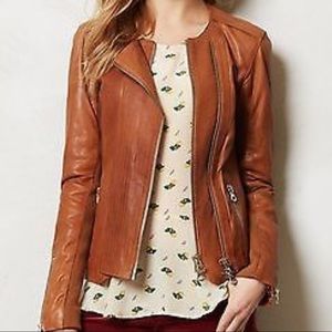 Anthropologie Dolan Tan Moto Jacket